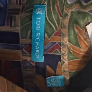 Tori Richard Colorful Geometric Shirt